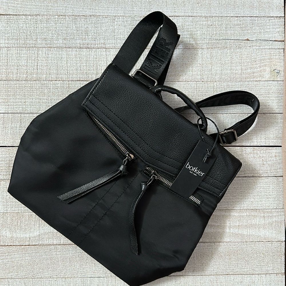 Botkier New York black Trigger backpack NWT